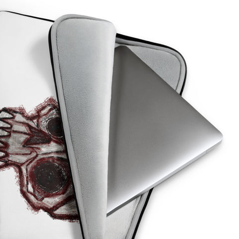 Laptop Sleeve - Blurry Skull V