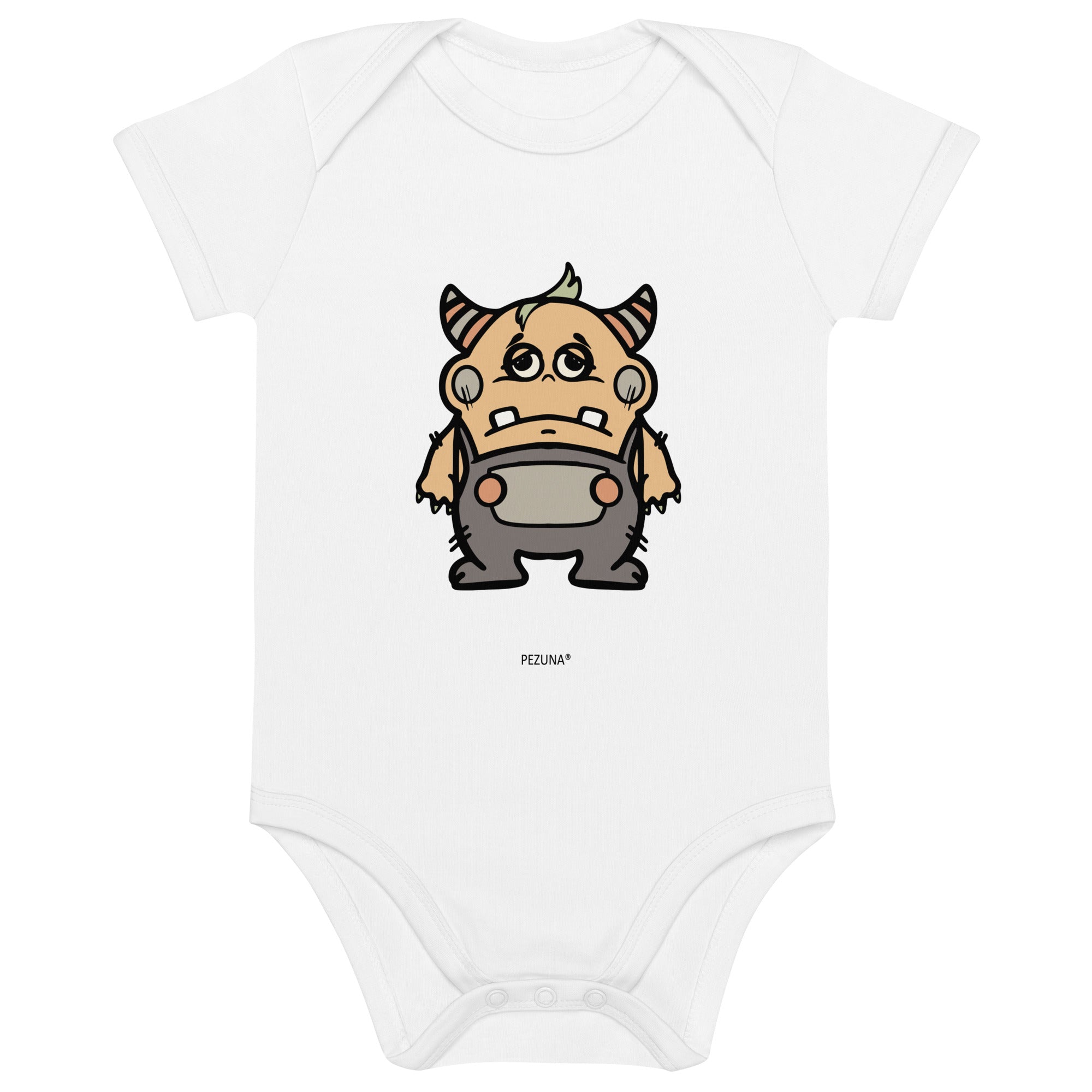 Organic Cotton Baby Bodysuit - Fussy II