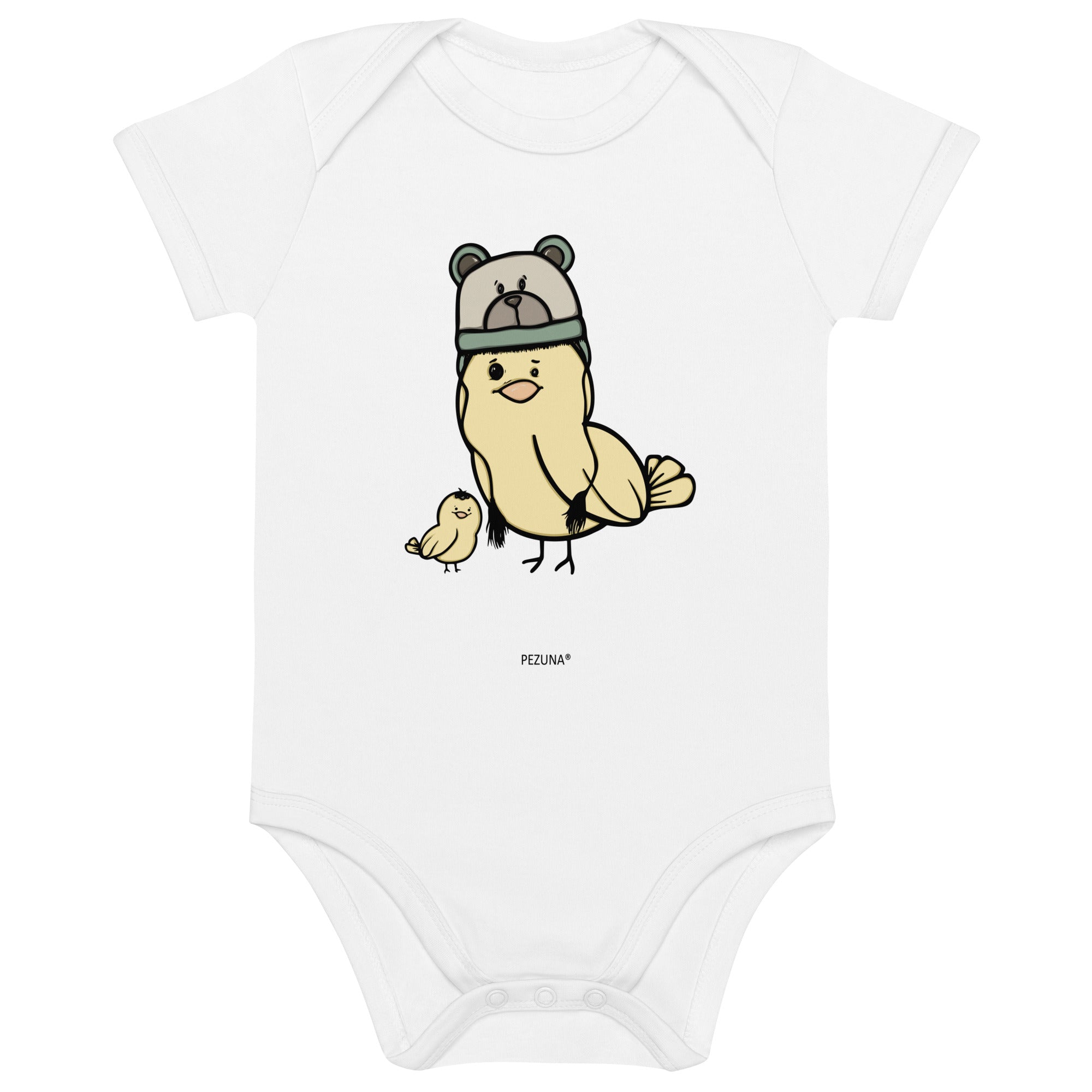 Organic Cotton Baby Bodysuit - Chicky I