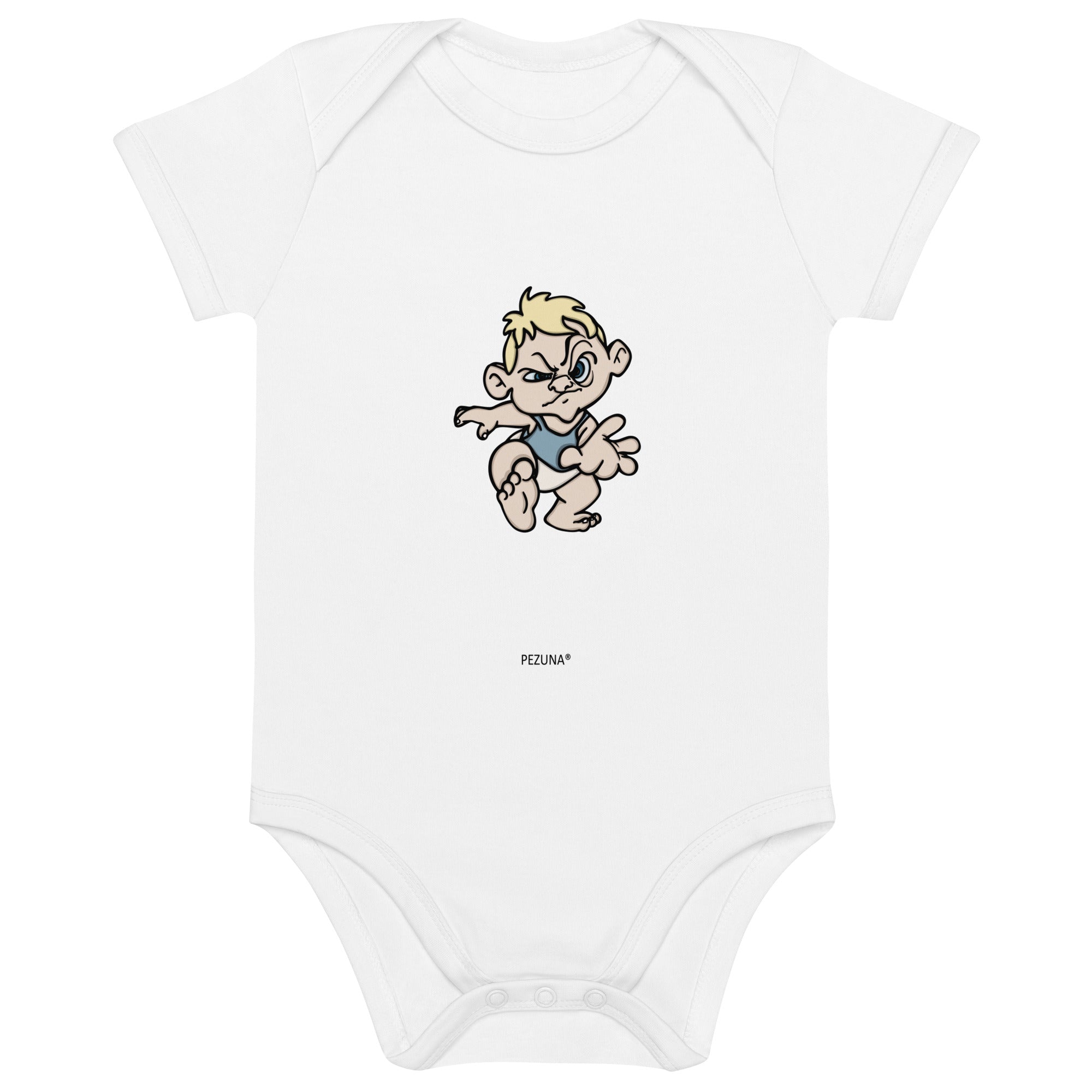 Organic Cotton Baby Bodysuit - Fussy III
