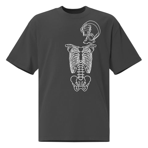 Oversized Faded T-Shirt - Broken Skeleton I