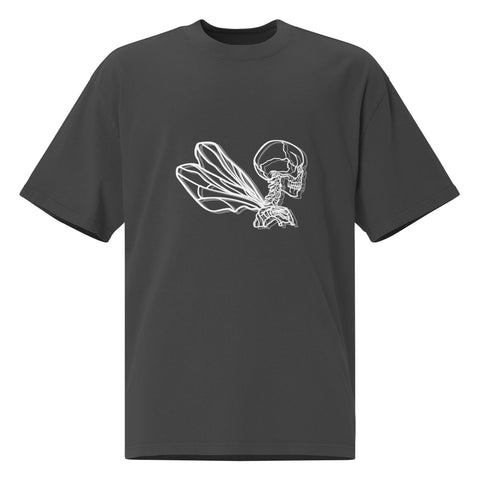 Oversized Faded T-Shirt - Dragonfly I