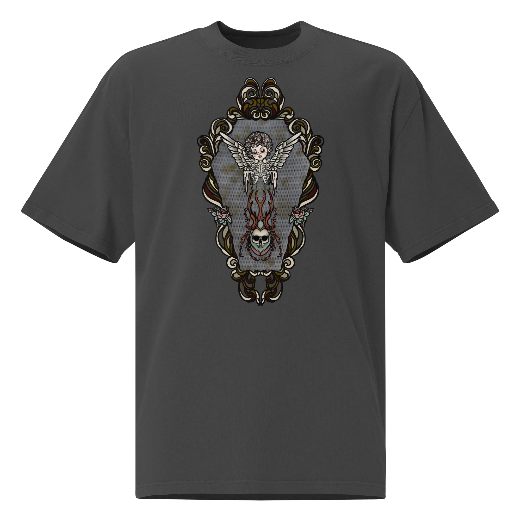 Oversized Faded T-Shirt - Angel II