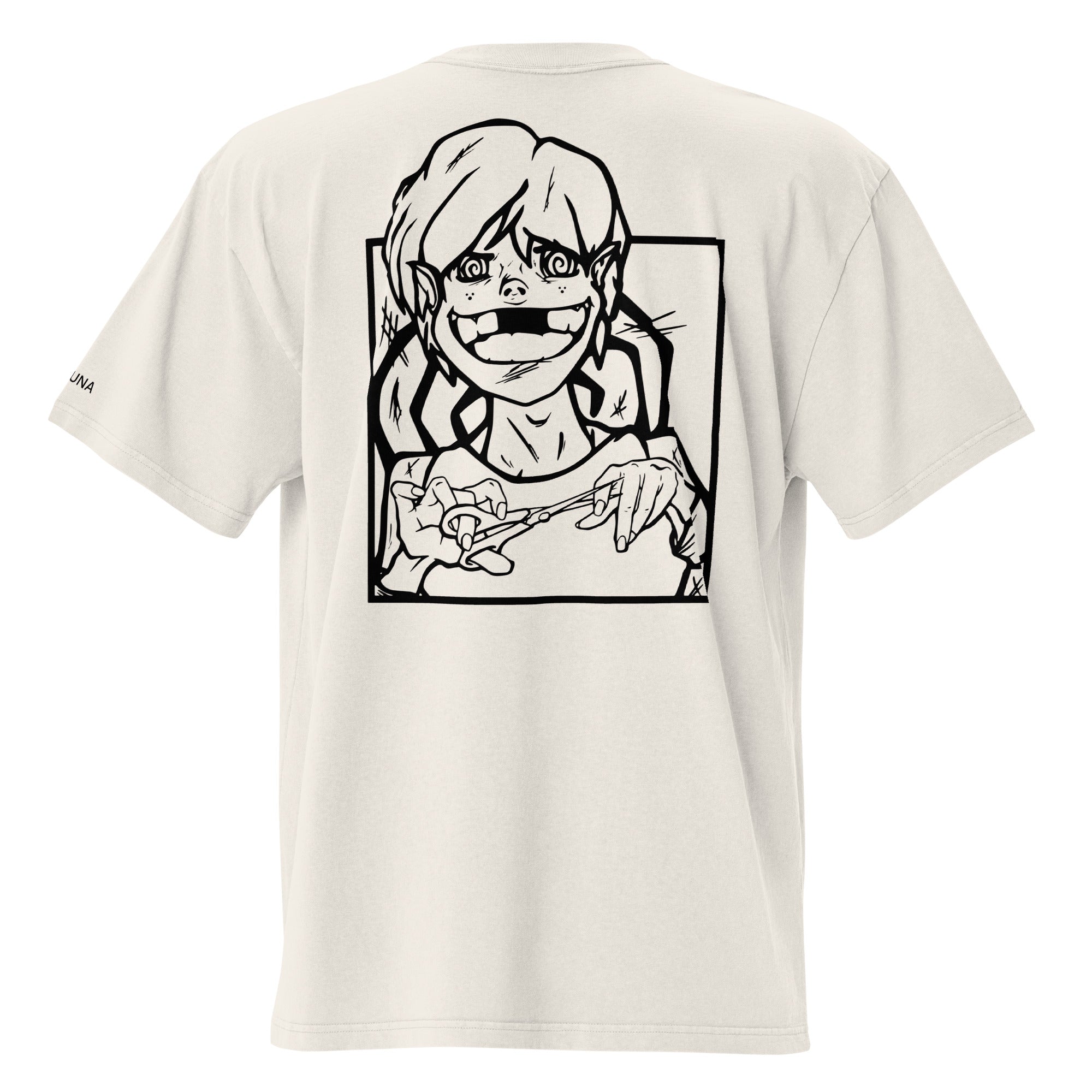 Oversized Faded T-Shirt - Anime III