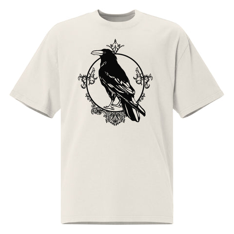 Oversized Faded T-Shirt - Raven I