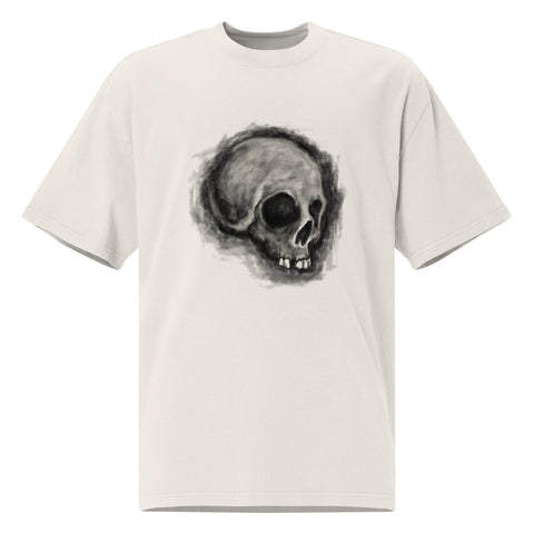 Oversized Faded - Blurry Skull VII