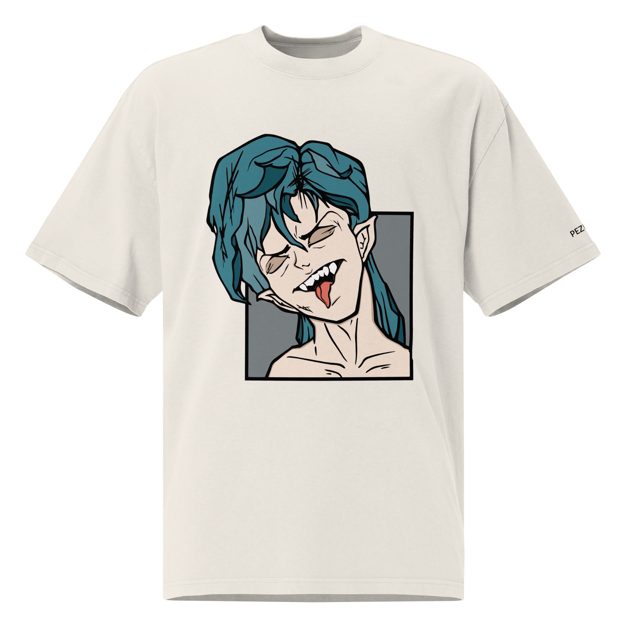 Oversized Faded T-Shirt - Anime II