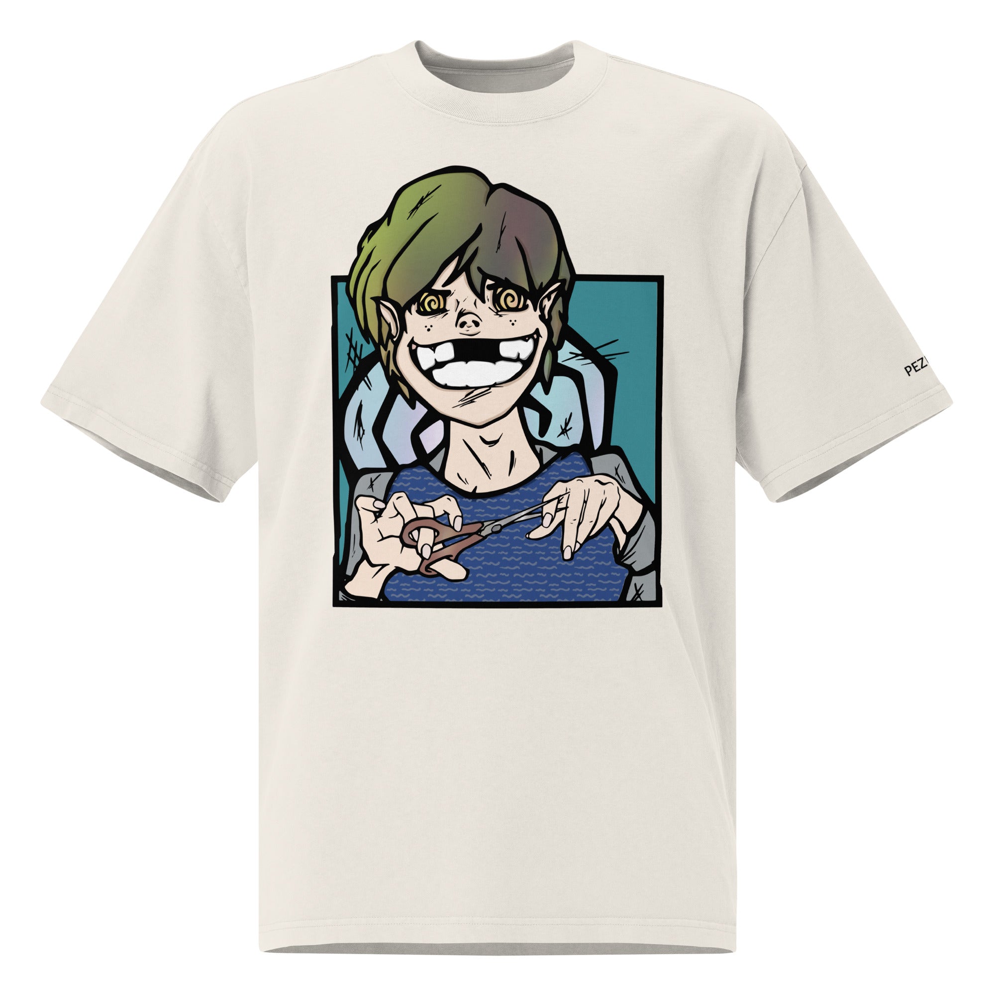 Oversized Faded T-Shirt - Anime III