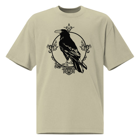 Oversized Faded T-Shirt - Raven I