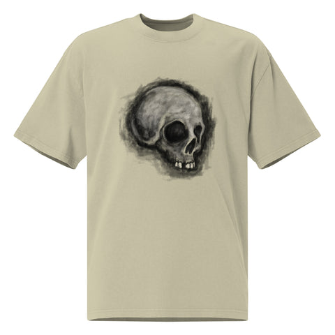 Oversized Faded - Blurry Skull VII