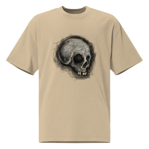 Oversized Faded - Blurry Skull VII