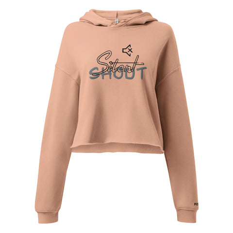 Cropped Hoodie - Silent Shout I