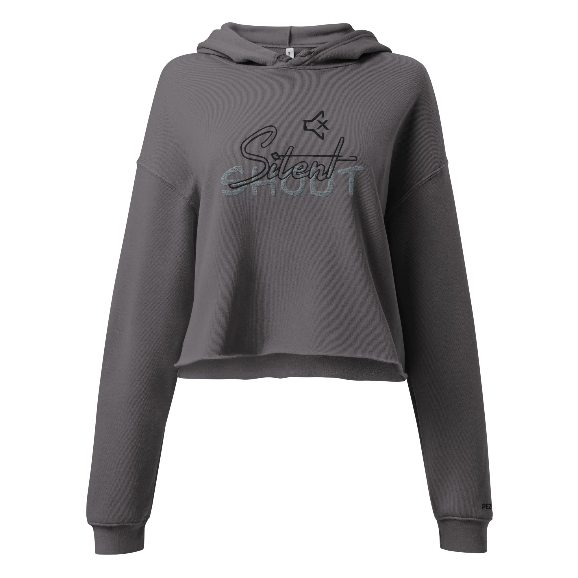 Cropped Hoodie - Silent Shout I
