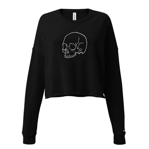 Crop Sweatshirt - Skull XI