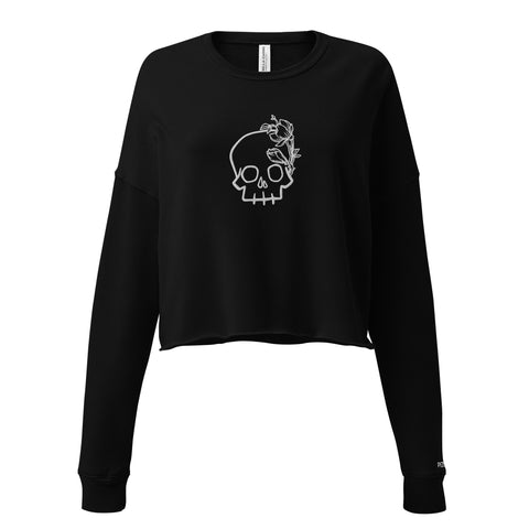 Crop Sweatshirt - Skull XII