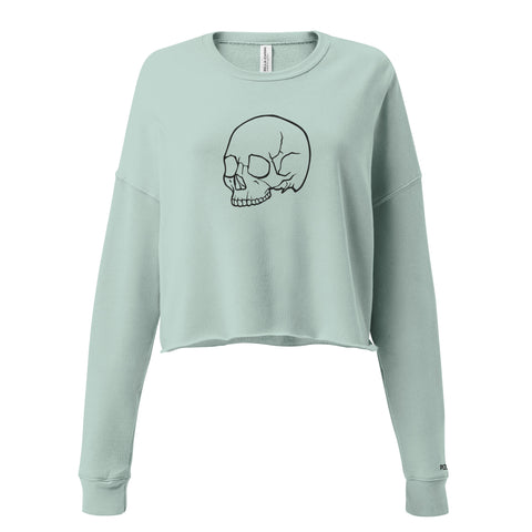 Crop Sweatshirt - Skull XI