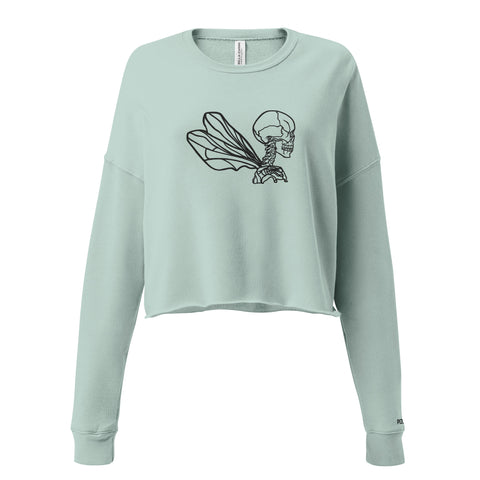 Crop Sweatshirt - Dragonfly I