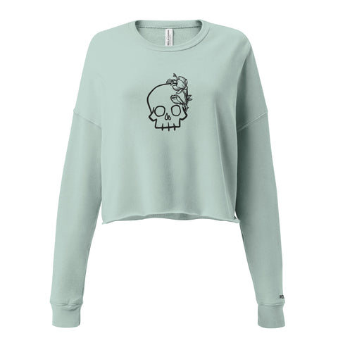 Crop Sweatshirt - Skull XII