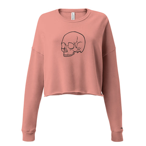 Crop Sweatshirt - Skull XI