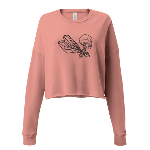 Crop Sweatshirt - Dragonfly I