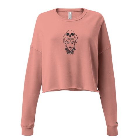 Crop Sweatshirt - Skull-Face IV