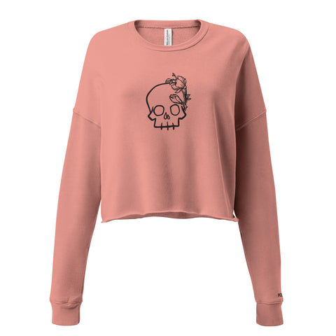 Crop Sweatshirt - Skull XII