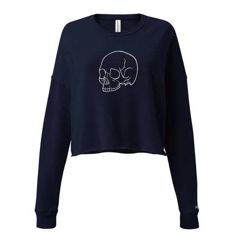 Crop Sweatshirt - Skull XI