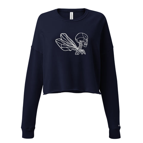 Crop Sweatshirt - Dragonfly I