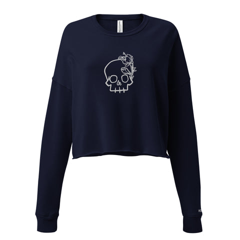 Crop Sweatshirt - Skull XII