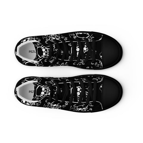 High Top Sneaker - Skull X