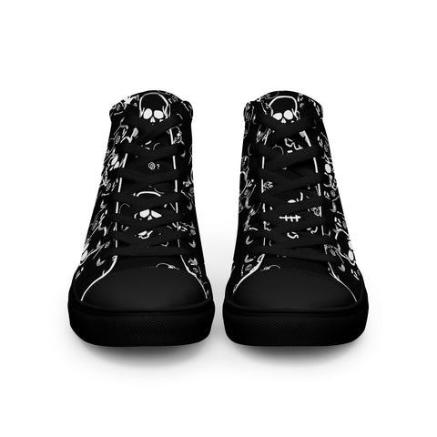 High Top Sneaker - Skull X