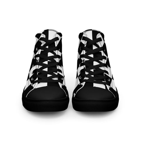 High Top Sneaker - Checkered I