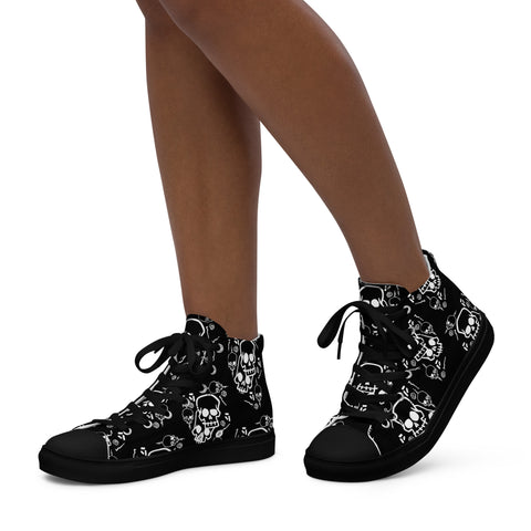 High Top Sneaker - Skull X