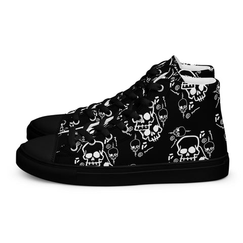 High Top Sneaker - Skull X