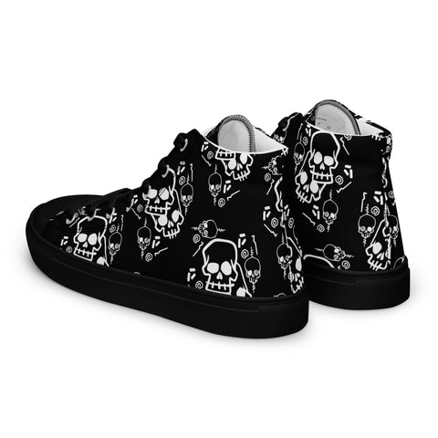 High Top Sneaker - Skull X