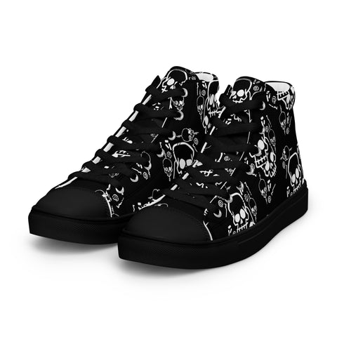 High Top Sneaker - Skull X