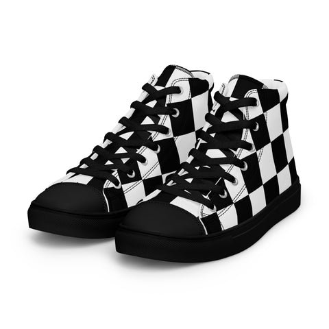 High Top Sneaker - Checkered I