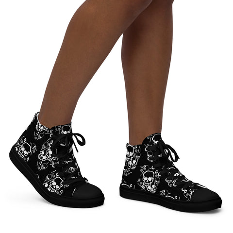 High Top Sneaker - Skull X