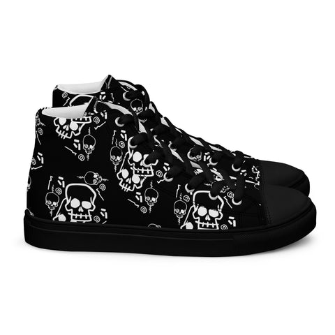 High Top Sneaker - Skull X