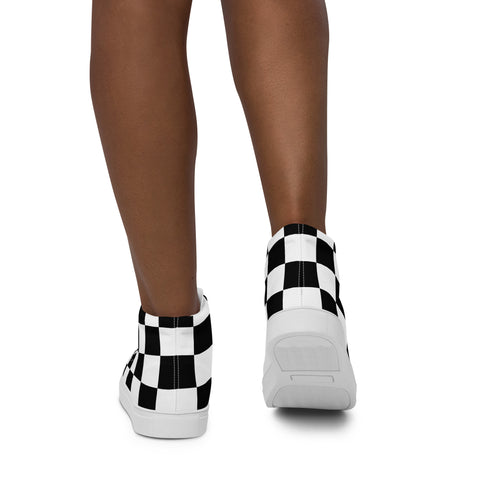 High Top Sneaker - Checkered I