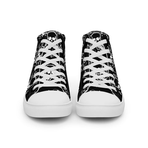 High Top Sneaker - Skull X