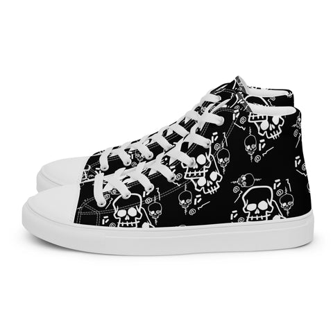 High Top Sneaker - Skull X