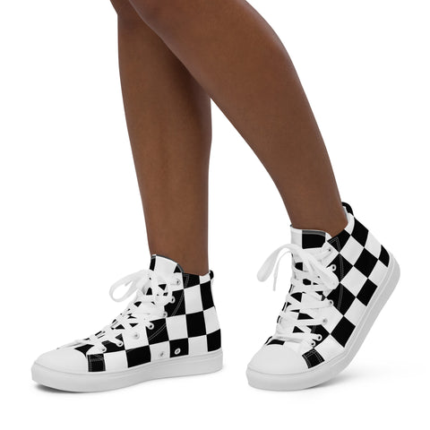 High Top Sneaker - Checkered I