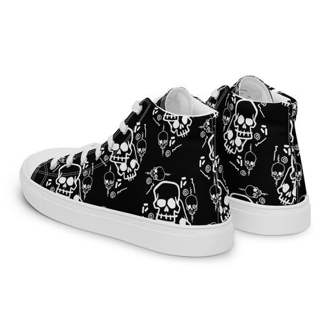 High Top Sneaker - Skull X