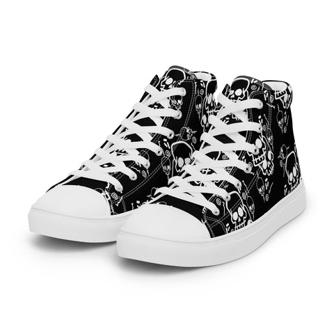 High Top Sneaker - Skull X