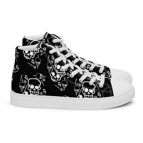 High Top Sneaker - Skull X