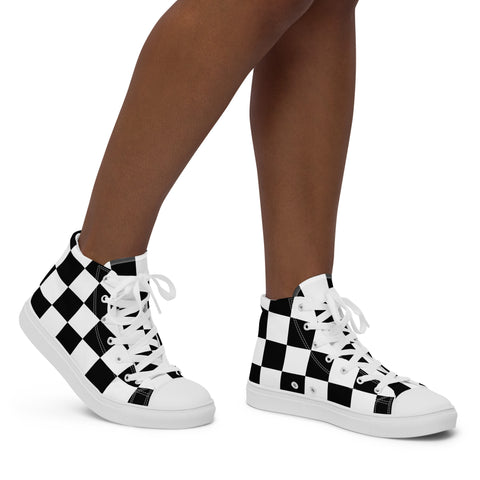 High Top Sneaker - Checkered I