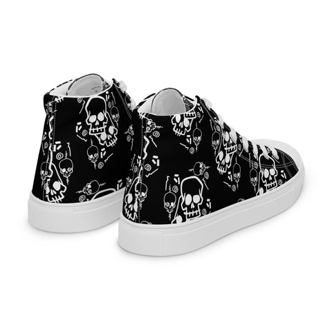 High Top Sneaker - Skull X